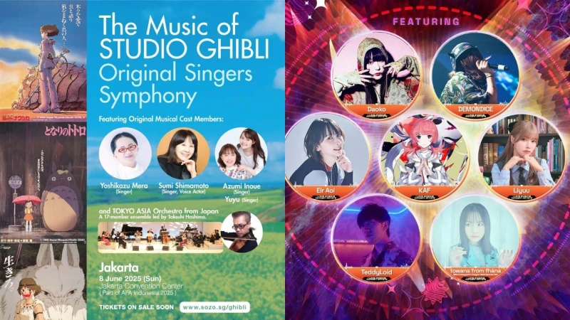 Konser Anisong dan Ghibli Singers di AFAID 2025